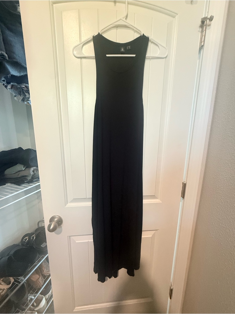 Volcom Black Sleeveless Maxi Dress